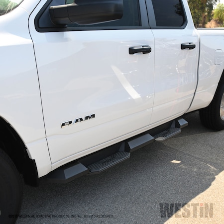 Westin Automotive 19-C RAM 1500 QUAD CAB HDX XTREME NERF STEP BARS TEXTURED BLACK 56-24095